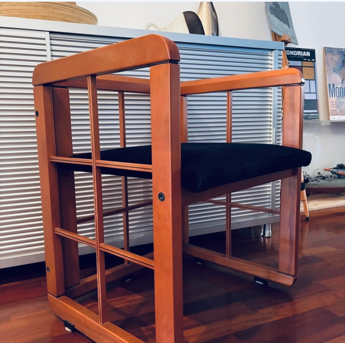 Serie Caccia alla Volpe, Poltroncina in ciliegio, Fabrizio Poldaretti-photo-6