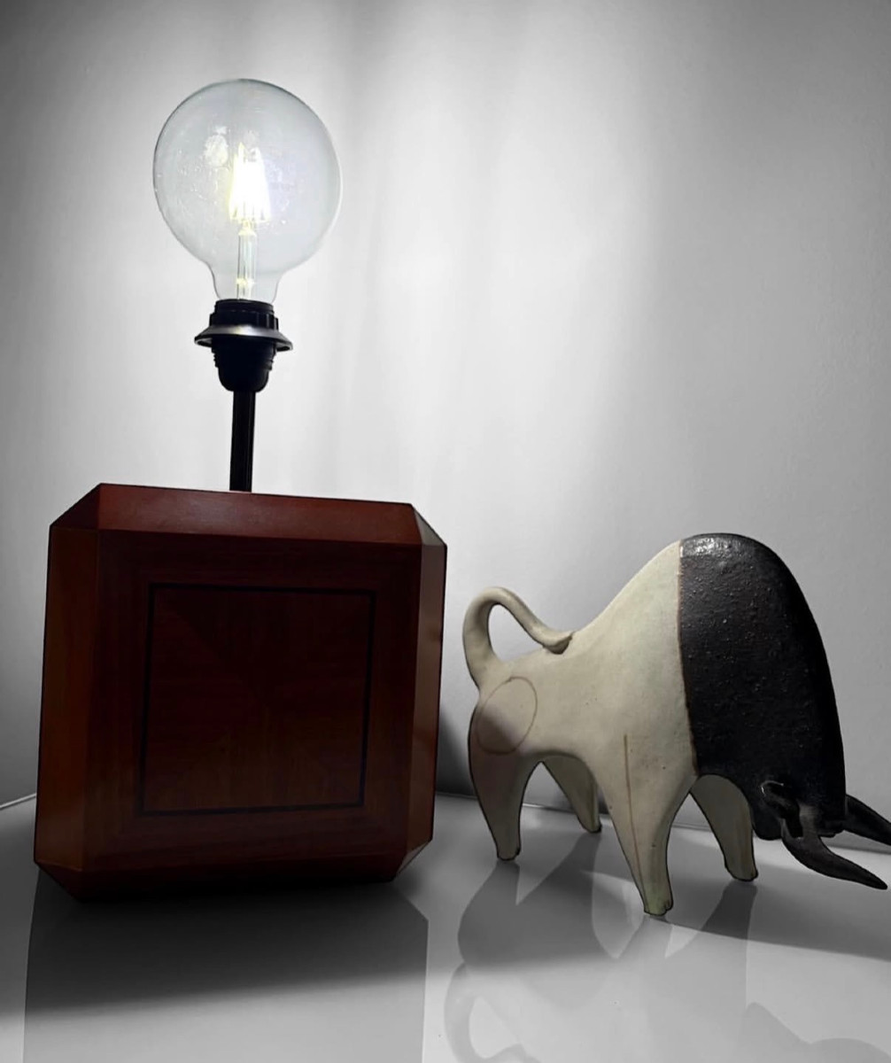 Lampada da tavolo, "Caccia alla Volpe", Design di Fabrizio Poldaretti