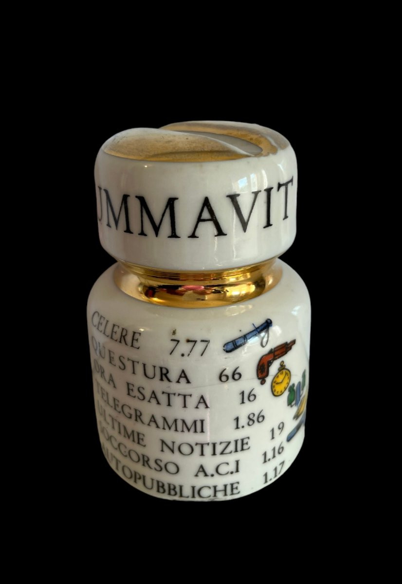 Fermacarte, Isolatore in Porcellana,  Design di Piero Fornasetti-photo-5