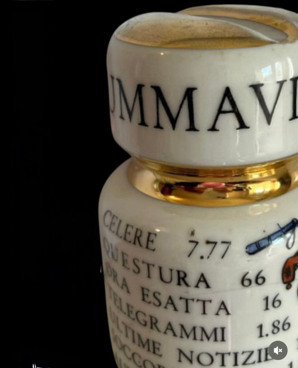 Fermacarte, Isolatore in Porcellana,  Design di Piero Fornasetti-photo-6