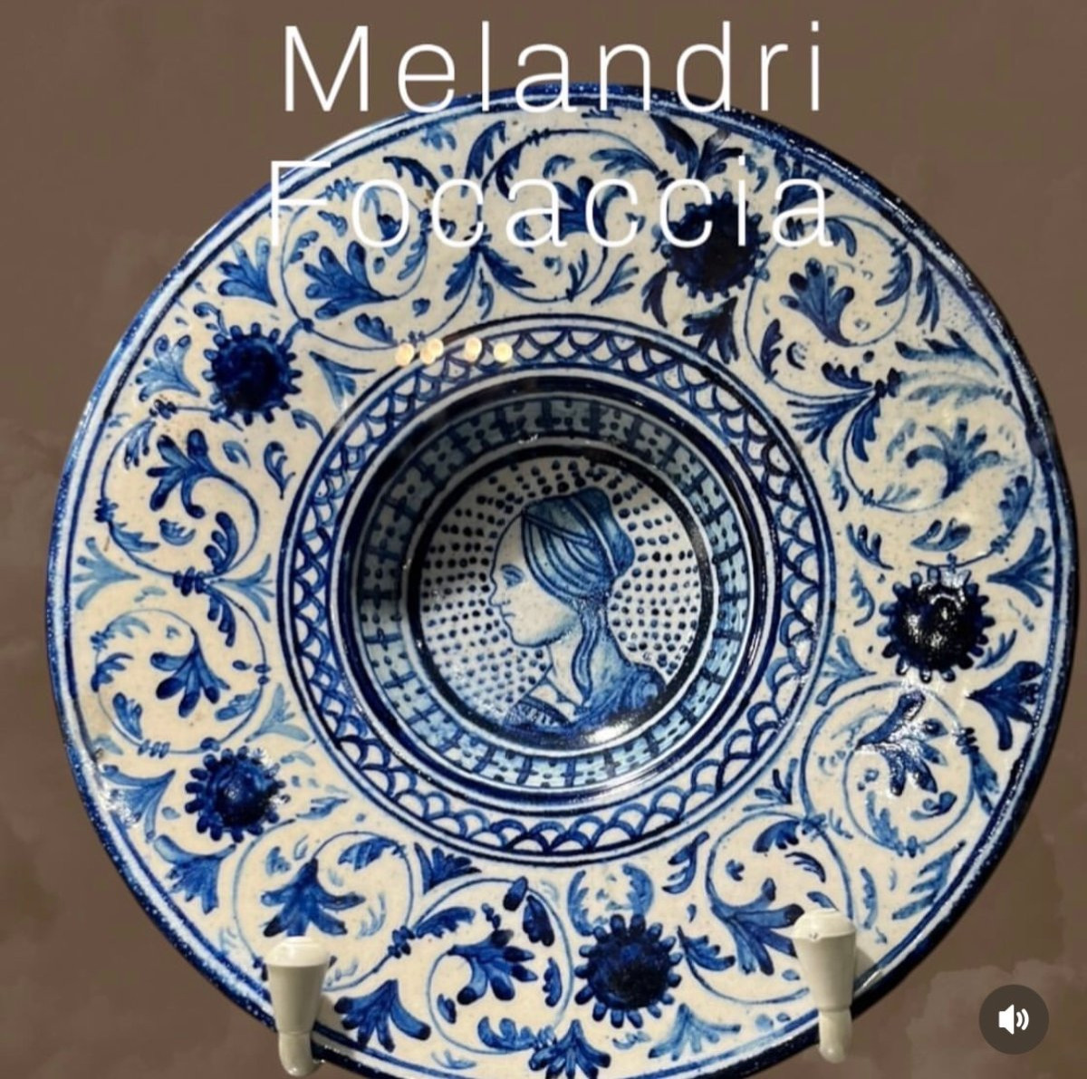 Piatto Melandri e Focaccia, fine XIX sec.-photo-2