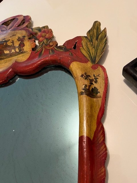 Specchio laccato, Venezia XIX sec.-photo-7