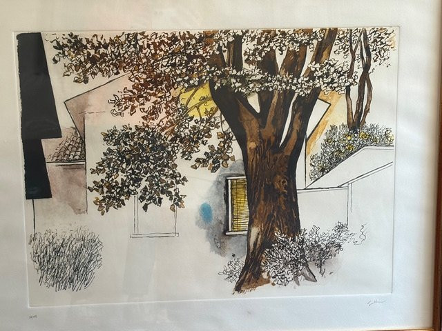 Guttuso, 1912-1987, “L’albero in giardino”.-photo-2