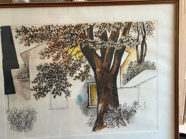 Guttuso, 1912-1987, “L’albero in giardino”.-photo-3