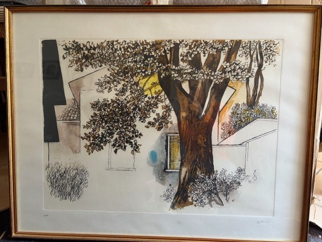 Guttuso, 1912-1987, “L’albero in giardino”.-photo-7