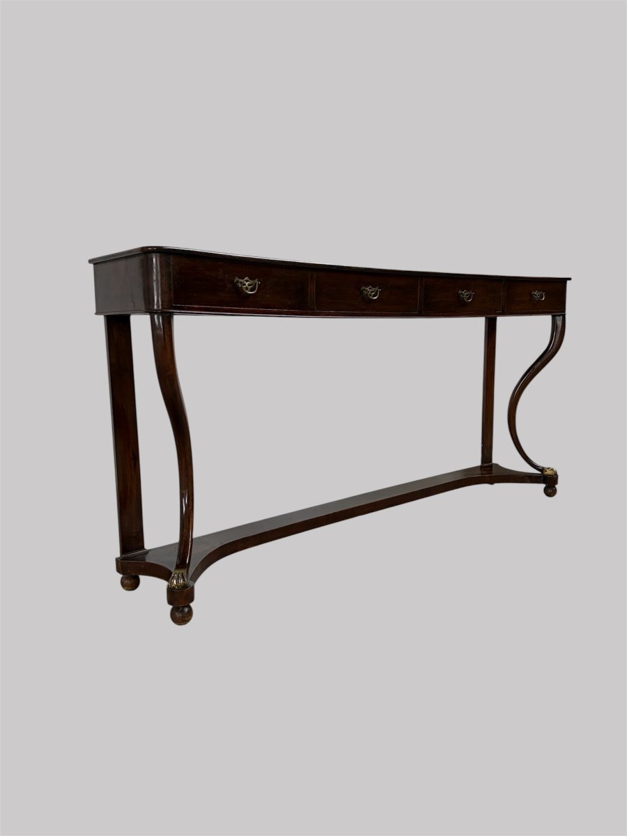 Consolle del XIX secolo, in noce -photo-2