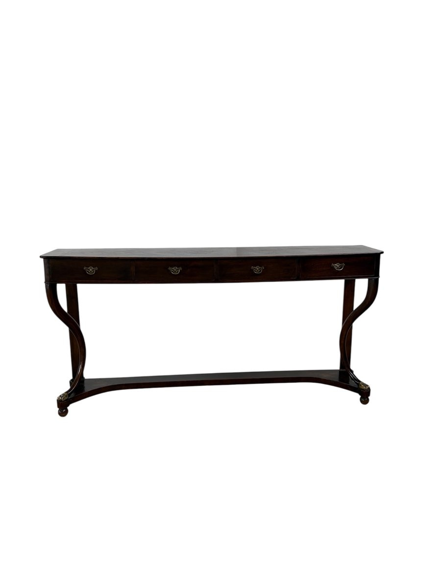 Consolle del XIX secolo, in noce -photo-4