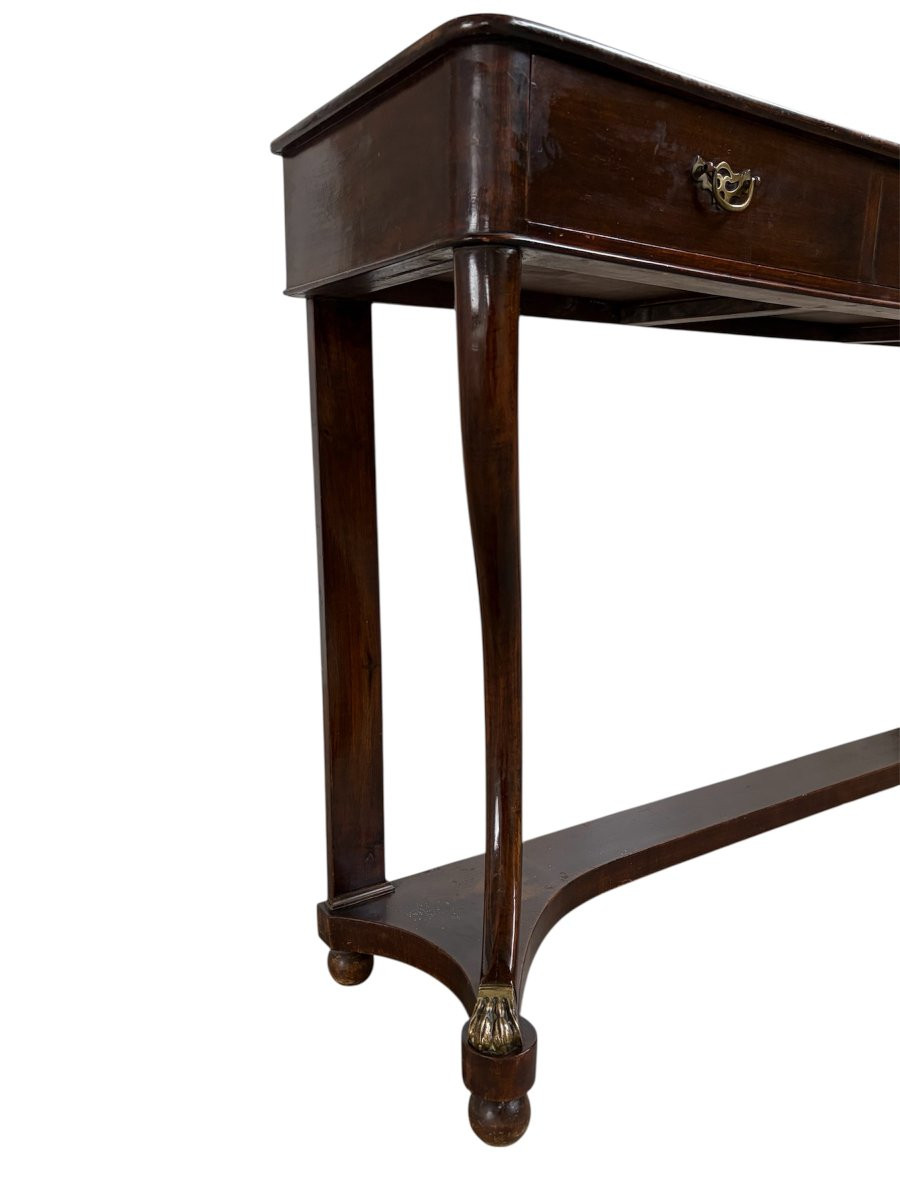 Consolle del XIX secolo, in noce -photo-5