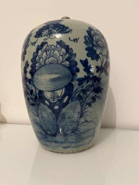 Potiche in porcellana bianca e blu, Cina  XIX Sec. -photo-5