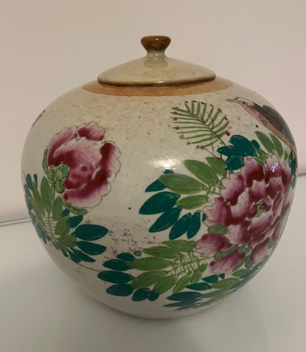 Potiche in porcellana  a smalti policromi, Cina, inizi XX sec.-photo-7