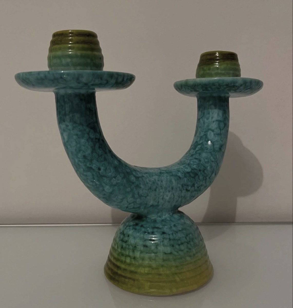 Candeliere in ceramica policroma, Rometti Umbertide-photo-2