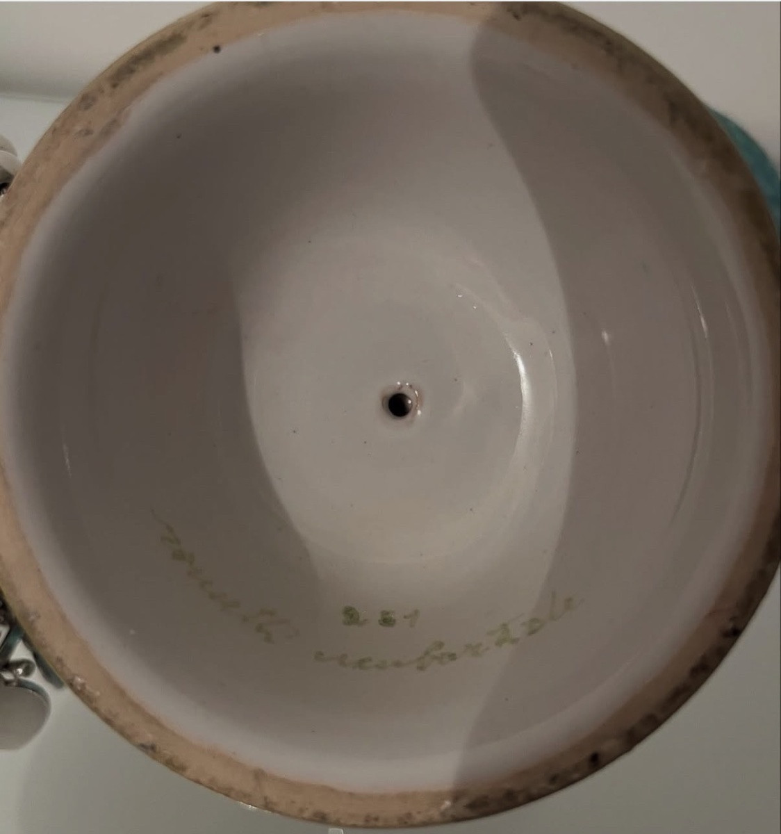 Candeliere in ceramica policroma, Rometti Umbertide-photo-4