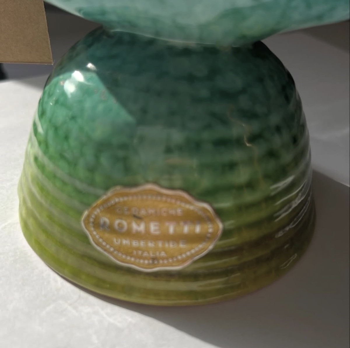 Candeliere in ceramica policroma, Rometti Umbertide-photo-5