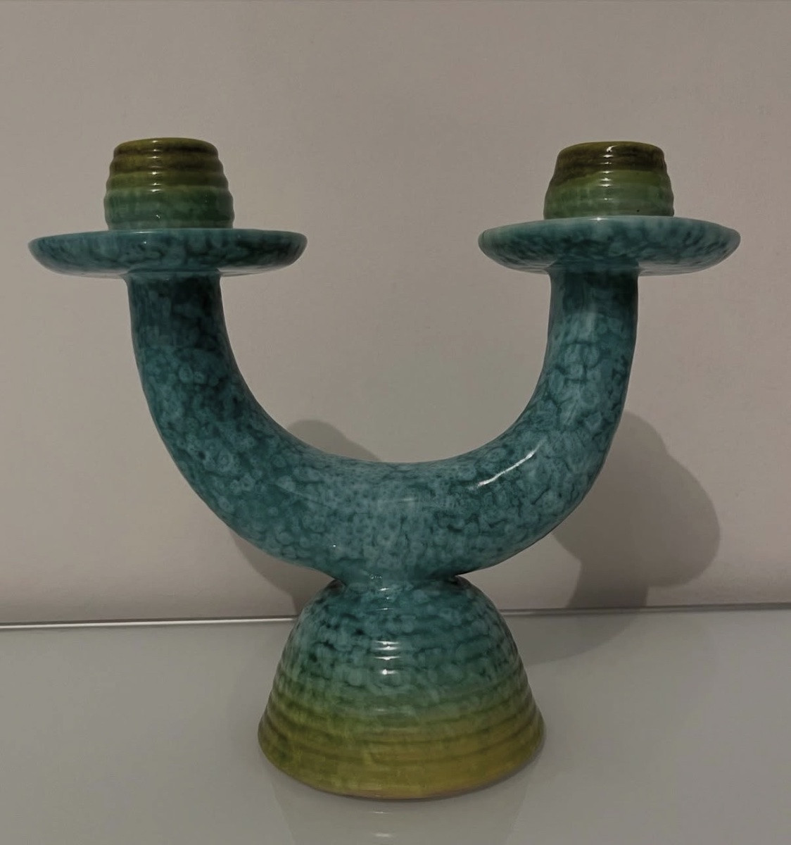 Candeliere in ceramica policroma, Rometti Umbertide-photo-6