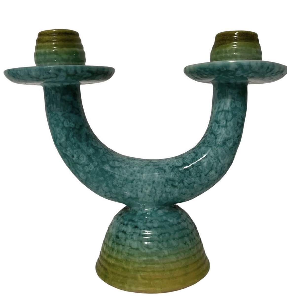 Candeliere in ceramica policroma, Rometti Umbertide