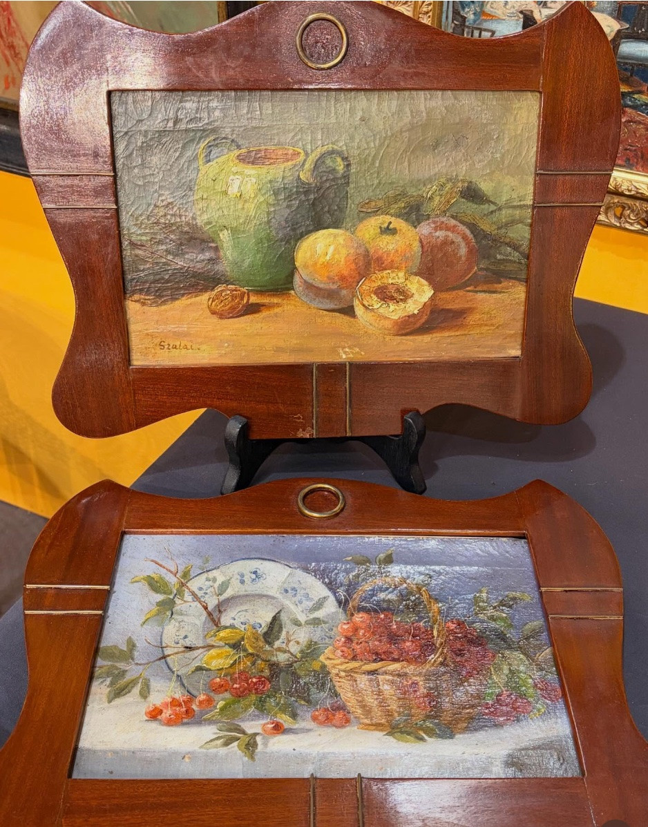 Coppia di Nature Morte, fine  XIX sec., Szalai-photo-3