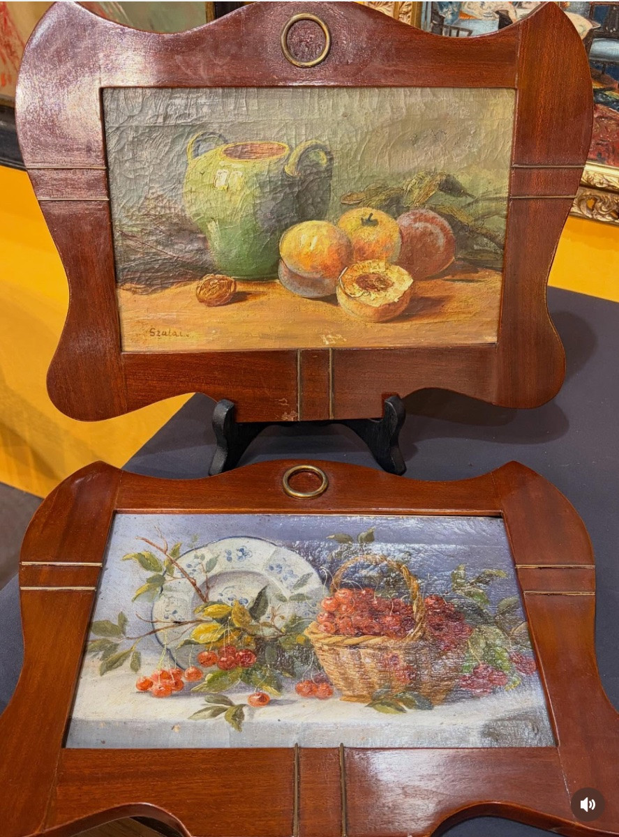 Coppia di Nature Morte, fine  XIX sec., Szalai-photo-8