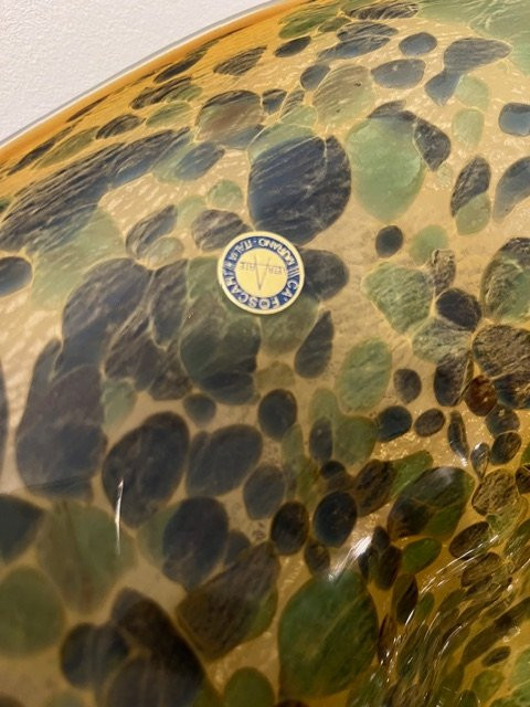 Coppa in vetro di Murano, Ca' Foscari, Vetrarte Anni'70-photo-7