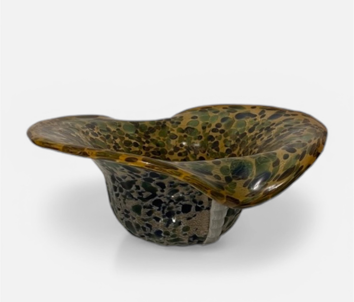 Coppa in vetro di Murano, Ca' Foscari, Vetrarte Anni'70