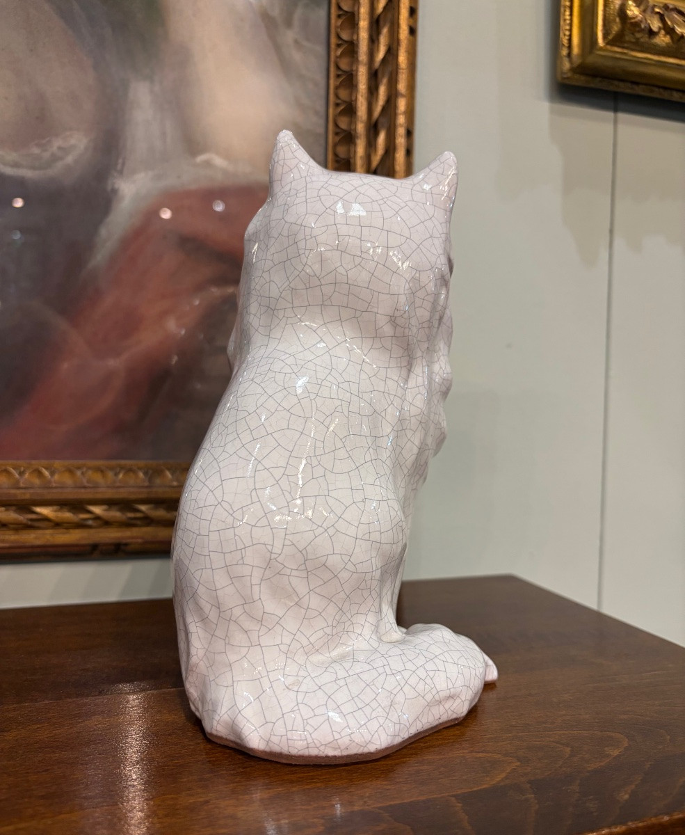 Gatto in ceramica, Manifattura Minghetti Bologna-photo-5