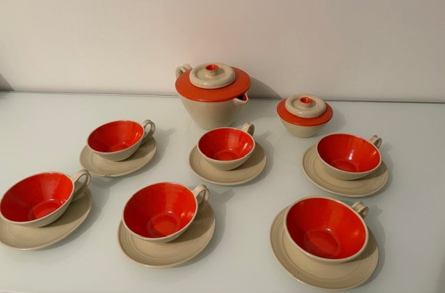 Servizio da the  Rometti Umbertide, anni ’40-photo-4