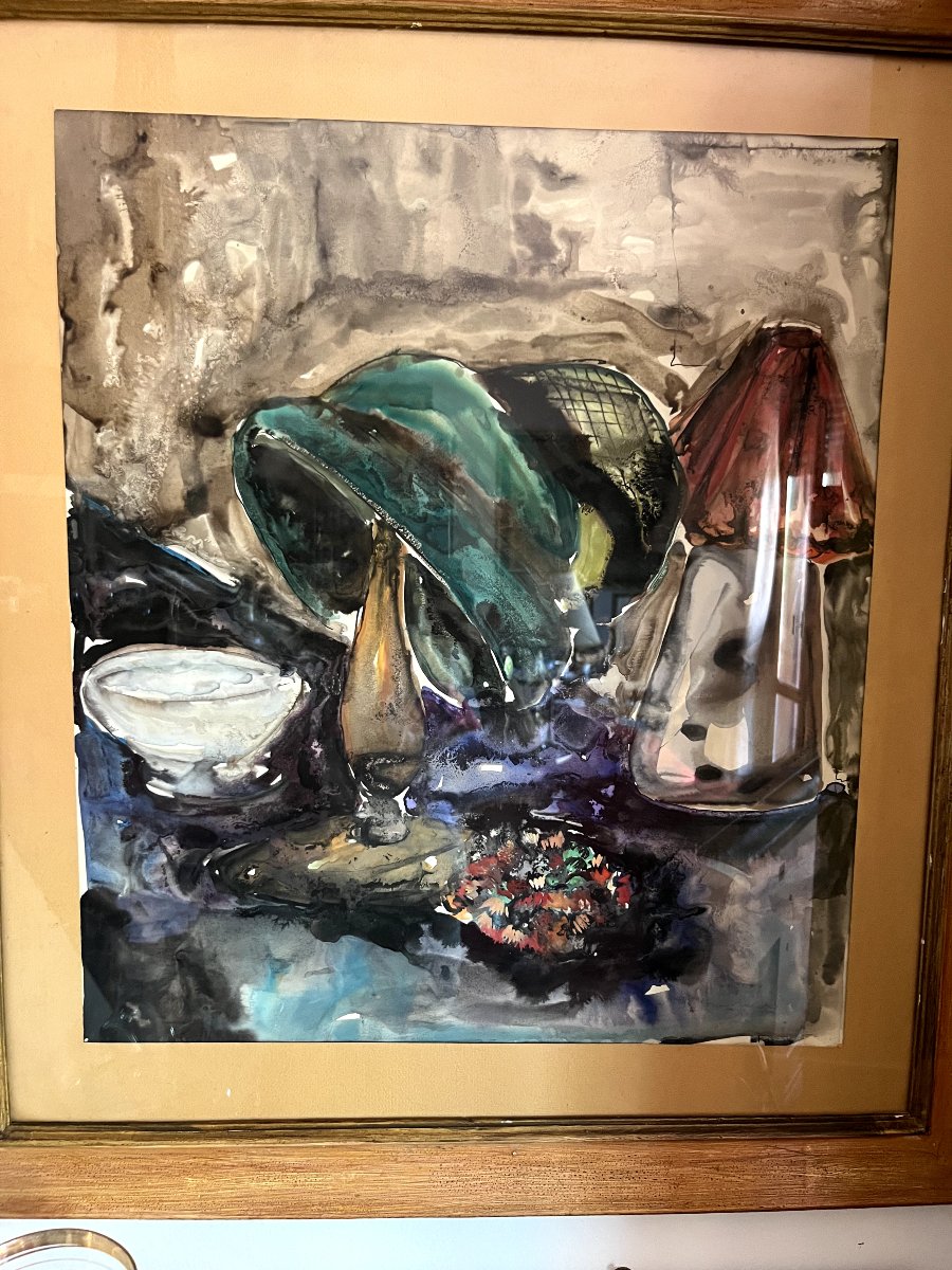 Acquerello, Natura morta, XX sec.-photo-1