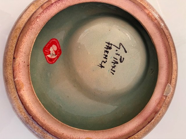 Piatto in ceramica, Giancarlo Piani, Faenza, anni '70-photo-7