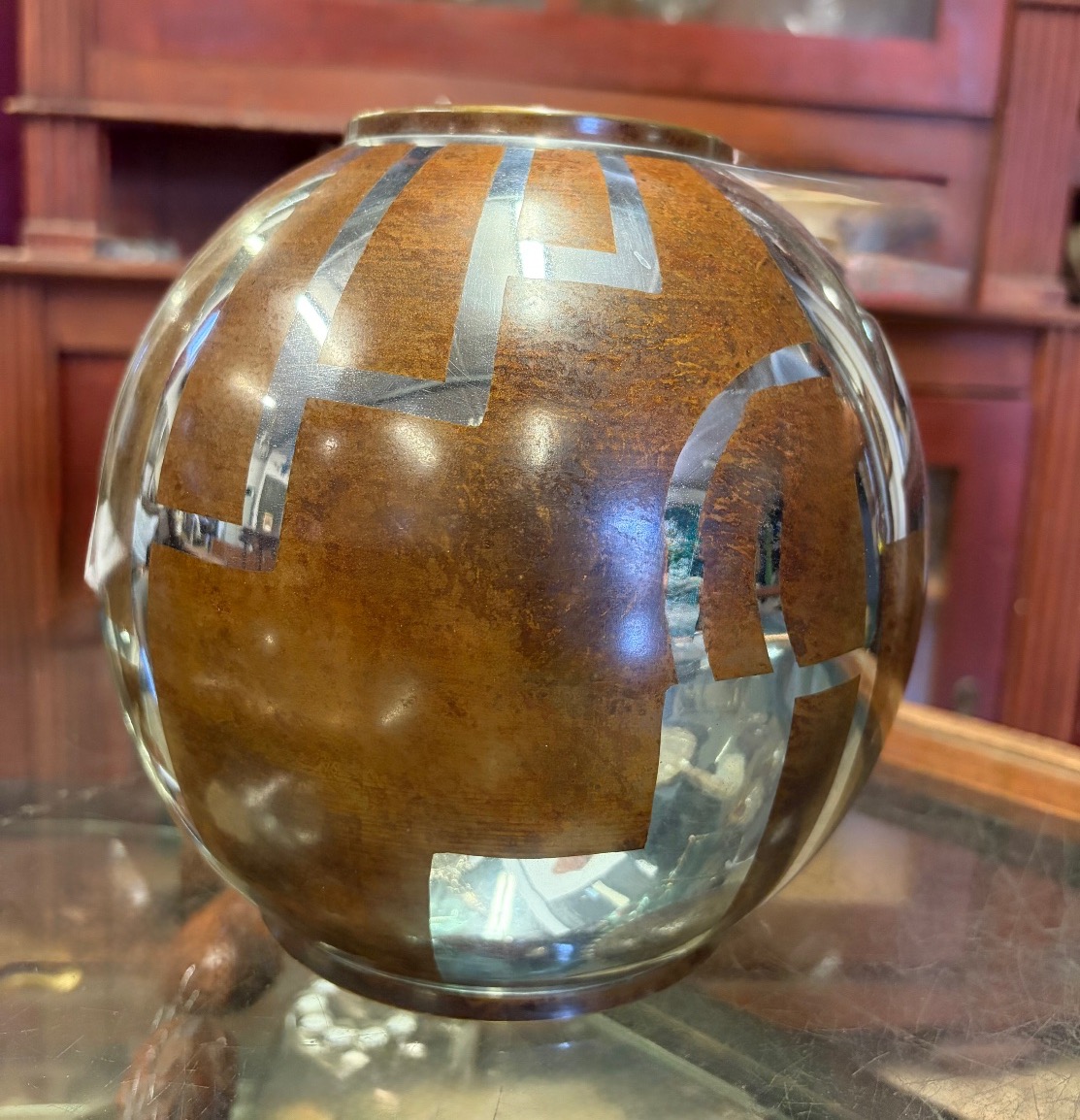 Vaso con decoro geometrico, Lucien Gerfaux-photo-4