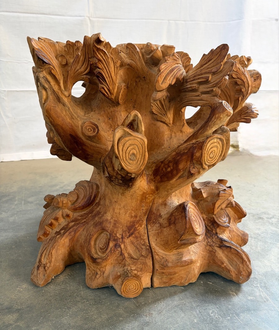 Scultura in legno intagliato a mano, ‘900-photo-4
