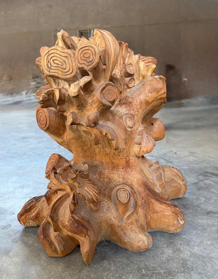Scultura in legno intagliato a mano, ‘900-photo-1