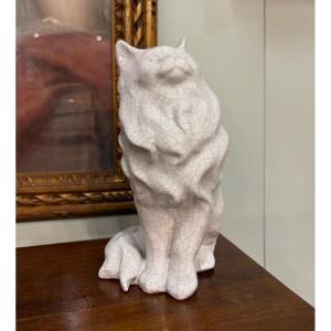 Gatto in ceramica, Manifattura Minghetti Bologna