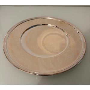 Serie di 16 sottopiatti laminati argento, OLRI 