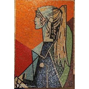 Mosaic Portrait Inspired By Picasso, 20th Century 