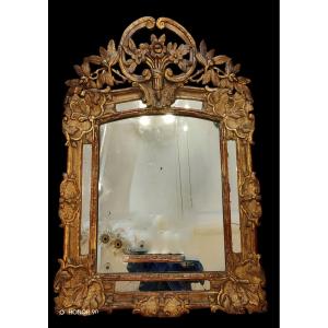 Mirror With Side Panels, 18th Century