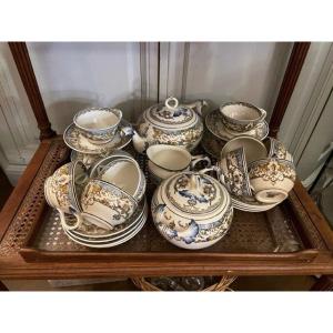 Gien Earthenware Tea Set