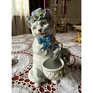 Porcelain Cat Of Paris