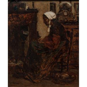 Troncy Emile - Preparatory Study For The Work “simple Heart”, Musée D’orsay – Circa 1900
