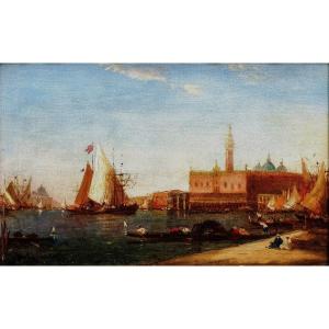 Alfred August Felix Bachmann (1863-1956) – Venice, Grand Canal – Oil On Panel - Circa 1910