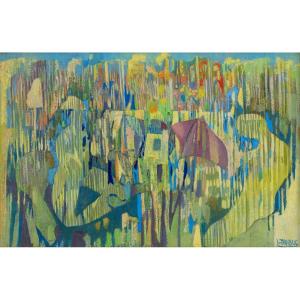 Louis Trabuc – Provençal Landscape – Oil On Canvas - Signed