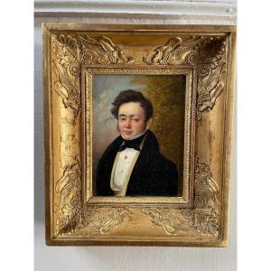 Portrait Of A Young Bourgeois From The Restoration Period 