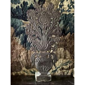 18th Century Repoussé Sheet Metal Bouquet Vase