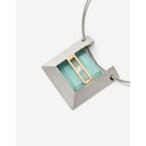 Necklace In Platinum And Yellow Gold