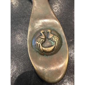 Armand Albert Rateau. Bronze Hand Mirror