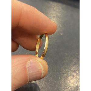 Gold Wedding Band Size 52