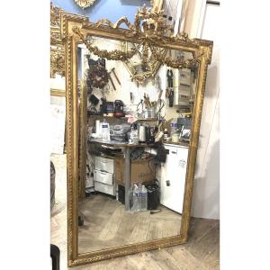 Louis XVI Mirror Antique Glass 108/105x187cm