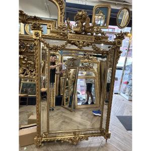 Louis XVI Faceted Mirror Ref5495/ 127x197cm