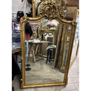 Louis XV Mirror, Antique Glass, 100x158 Cm