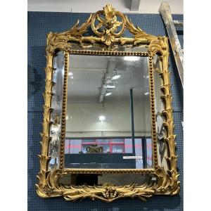 Louis XV Style Mirror With Side Panels, 78x113 Cm
