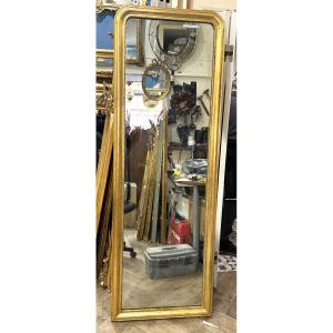 Mirror Between Two Louis Philippe Mirrors, Mercury Glass, 68x200 Cm