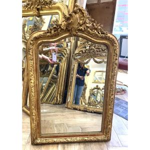 Louis XV Mirror Antique Glass 77x120 Cm